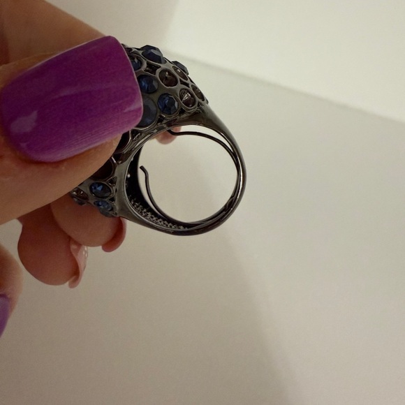 RACHEL Rachel Roy Blue Statement Ring - Picture 2 of 4